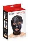 מסכת ראש BDSM במראה עור עם פתחים לעיניים ולפה – Fetish Tentation 2