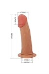 סטראפ און חלול לגבר 17.5 ס״מ - Stark, hollow strap-on dildo for men 5