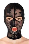 מסכת ראש פטיש BDSM מתחרה שחורה – Fetish Tentation