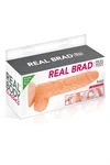 דילדו ריאליסטי Real Brad עם עורלה ובסיס ואקום – Real Body 3