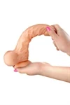 דילדו ריאליסטי Real Max עם עורלה ובסיס ואקום – Real Body 5
