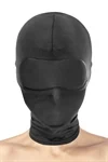 מסכת ראש מלאה וסגורה BDSM מספנדקס שחור – Fetish Tentation