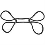 אזיקי קשירה BDSM מכותנה לידיים ולקרסוליים – Doc Johnson 3