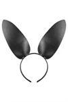 קשת אוזני Bunny שחורה דמוי עור – Fetish Tentation