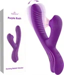 ויברטור ארנבון יונק Purple Rush עם תנועת אצבע – TOYBOX 2