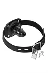 גאג פין קצר BDSM באורך 5.5 ס״מ עם מנעול – Fetish Tentation