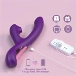 ויברטור ארנבון יונק Purple Rush עם תנועת אצבע – TOYBOX 4