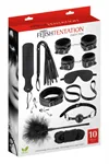 סט סאדו 10 חלקים מעור טבעוני fetish temptation 2