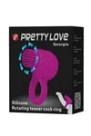 PRETTY LOVE GIORGIA - טבעת רטט לזוגות מסיליקון נטענת 2