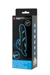 PRETTY LOVE תוסף לגבר 5.5 אינץ' מסיליקון עם רטט לדגדגן 5.5 אינץ' 2