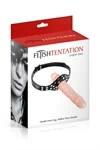 FETISH - Double Penis Gag - גאג דילדו כפול בצבע גוף 3