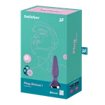 SATISFYER Plug-ilicious 1- פלאג עם רטט עם אפליקציה סטיספייר
