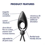 SATISFYER  - טבעת רטט מתכווננת 'Sniper' של סטיספייר 6