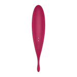 SATISFYER Twirling pro plus - סטיספייר ויברטור יונק+רטט חיצוני+אפליקציה 3