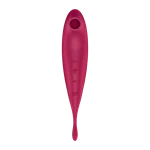 SATISFYER Twirling pro plus - סטיספייר ויברטור יונק+רטט חיצוני+אפליקציה 4