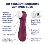 יונק דגדגן פרו 2 דור 3 – Satisfyer 2