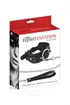 קולר BDSM רחב עם רצועת הולכה – Fetish Tentation 2
