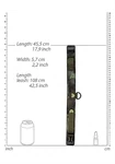 קולר עם רצועה צבע צבאי - Collar with Leash - Army Theme 3