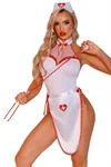 תלבושת אחות סקסית בת 4 חלקים PARIS HOLLYWOOD