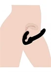 סטראפ און יוקרתי סטראפלאס Revolver Strapless Strap On G-Spot Dildo 4