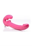 7X Revolver Slim Vibrating Strapless Strap-On Pink - סטראפאון סטראפלס עבה במיוחד
