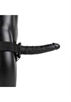 Hollow Strap-on  - 10''/ 24,5 cm סטראפ און חלול לגבר  שחור 24.5 ס"מ