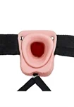 Hollow Strap-on with Balls - 7''/ 18 cm - סטראפ און חלול לגבר עם ביצים 18 ס"מ 3