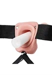 Hollow Strap-on with Balls - 7''/ 18 cm - סטראפ און חלול לגבר עם ביצים 18 ס"מ 4
