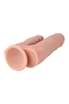 דילדו כפול ריאליסטי מסיליקון Virgite Dual Layer Double R30 עם ואקום 3