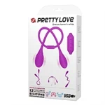 ויברטור דו־צדדי גמיש עם 12 מצבי רטט – Pretty Love 9