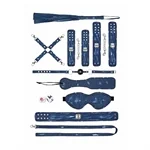 ערכת סאדו - DENIM BONDAGE KIT 3
