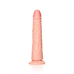 דילדו ריאליסטי Slim בגוון גוף עם בסיס ואקום – RealRock 3