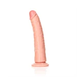 דילדו ריאליסטי Slim בגוון גוף עם בסיס ואקום – RealRock