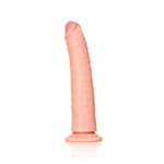דילדו ריאליסטי Slim בגוון גוף עם בסיס ואקום – RealRock 5