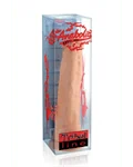 דילדו ריאליסטי Tribal Line 10" עם בסיס ואקום – Belgo-Prism 2