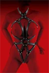 harness - רתמת קשירה מעור טבעוני לנשים 2