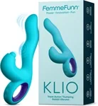 ויברטור ראביט עם טפיחות תכלת – FemmeFunn 5