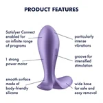 פלאג אנאלי רוטט אינטנסיטי סגול – Satisfyer 2