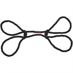 אזיקי חבל BDSM מקנבוס טבעי לידיים ולקרסוליים – Kink by Doc Johnson 4