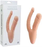 דילדו רוטט 10 מצבים מסיליקון לחדירה כפולה - Indulgence Insatiable Desire Vibrator 2