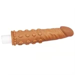 שרוול הארכה ועיבוי לפין פלז׳ר אקס-טנדר חום – LoveToy 2