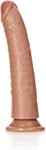 דילדו ריאליסטי Slim בגוון Tan עם בסיס ואקום – RealRock 6