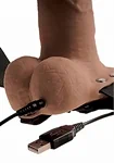 FETISH סטראפ און חלול לגבר 15 ס"מ נטען אלחטי 5