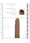 שרוול הארכה ריאליסטי 16.8 ס״מ – RealRock 7