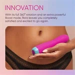 ויברטור מסתובב 360° ורוד – FemmeFunn 5