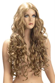 פאה בלונדינית ארוכה Angèle – World Wigs
