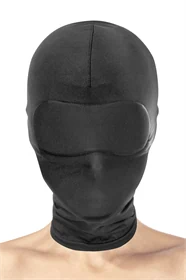 מסכת ראש מלאה וסגורה BDSM מספנדקס שחור – Fetish Tentation