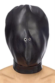 מסכת ראש BDSM סגורה במראה עור – Fetish Tentation