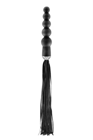שוט BDSM עם ידית חרוזים אנאליים – Fetish Tentation