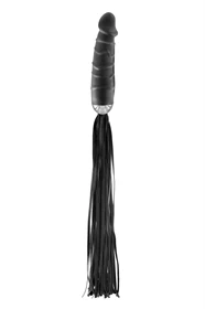 שוט BDSM עם ידית דילדו ריאליסטי – Fetish Tentation